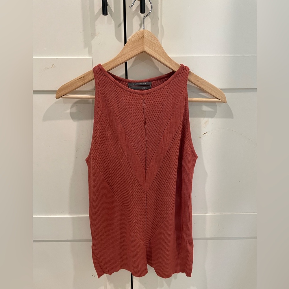 Anthropologie High Neck Tank Top